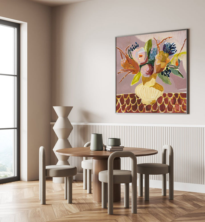 Elevate your space with stunning MAUVE BOUQUET, KITCHEN POSTERS that blend seamlessly into any kitchen decor.