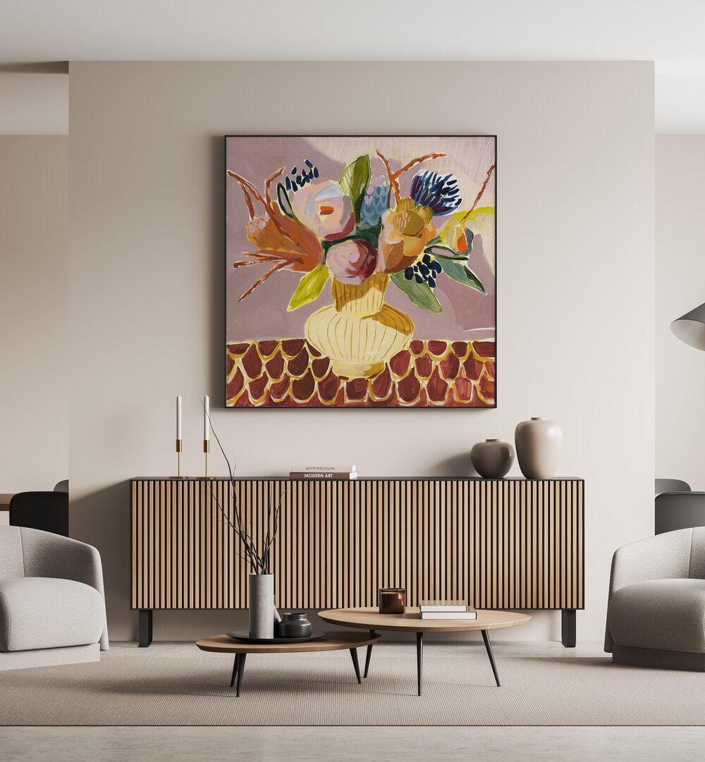 Stunning MAUVE BOUQUET, KITCHEN POSTERS elevate your kitchen decor, adding charm and elegance to your culinary space.