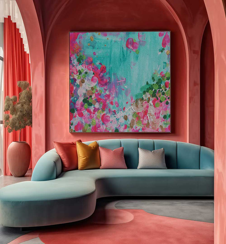 MAY GARDEN , ABSTRACT PAINTINGS