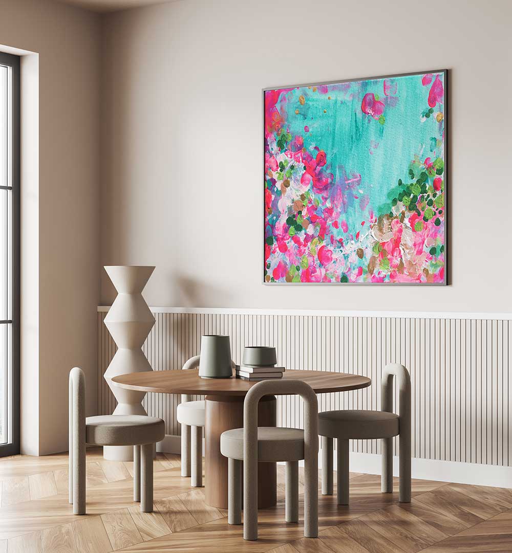 MAY GARDEN , ABSTRACT PAINTINGS
