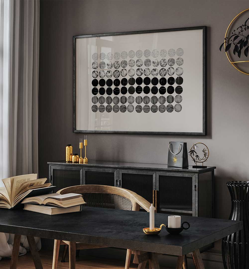 Transform your space with MEDITATION CIRCLES, ABSTRACT PAINTINGS that inspire tranquility and mindfulness.
