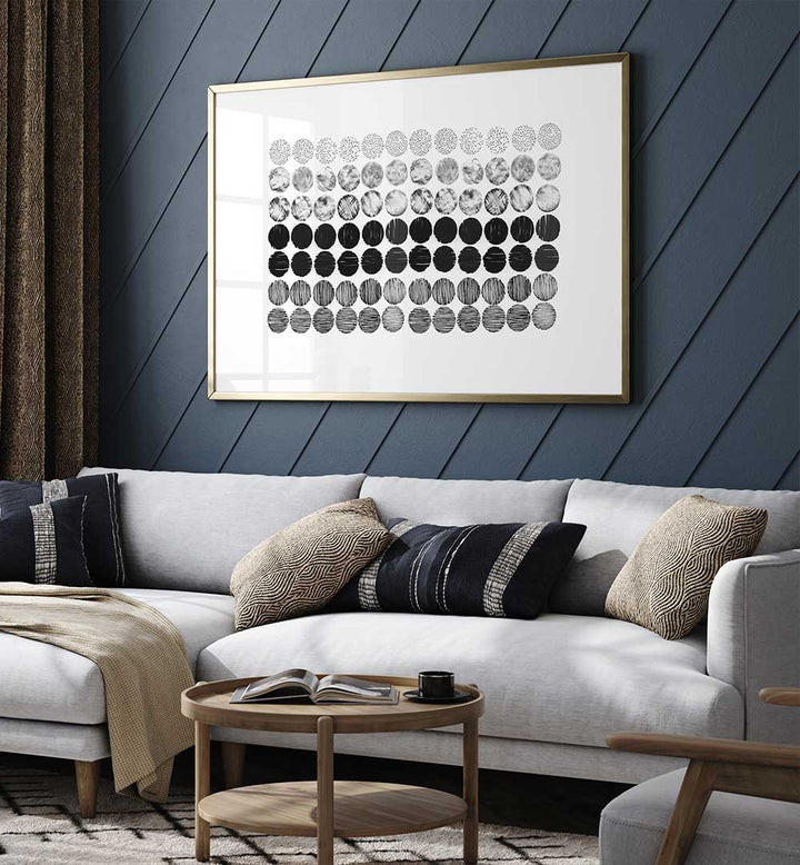 Transform your space with MEDITATION CIRCLES II, abstract paintings that blend creativity and tranquility beautifully.