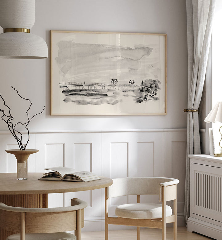 Transform your space with MEETING ON THE BRIDGE, ABSTRACT PAINTINGS, showcasing vibrant colors and artistic expression.