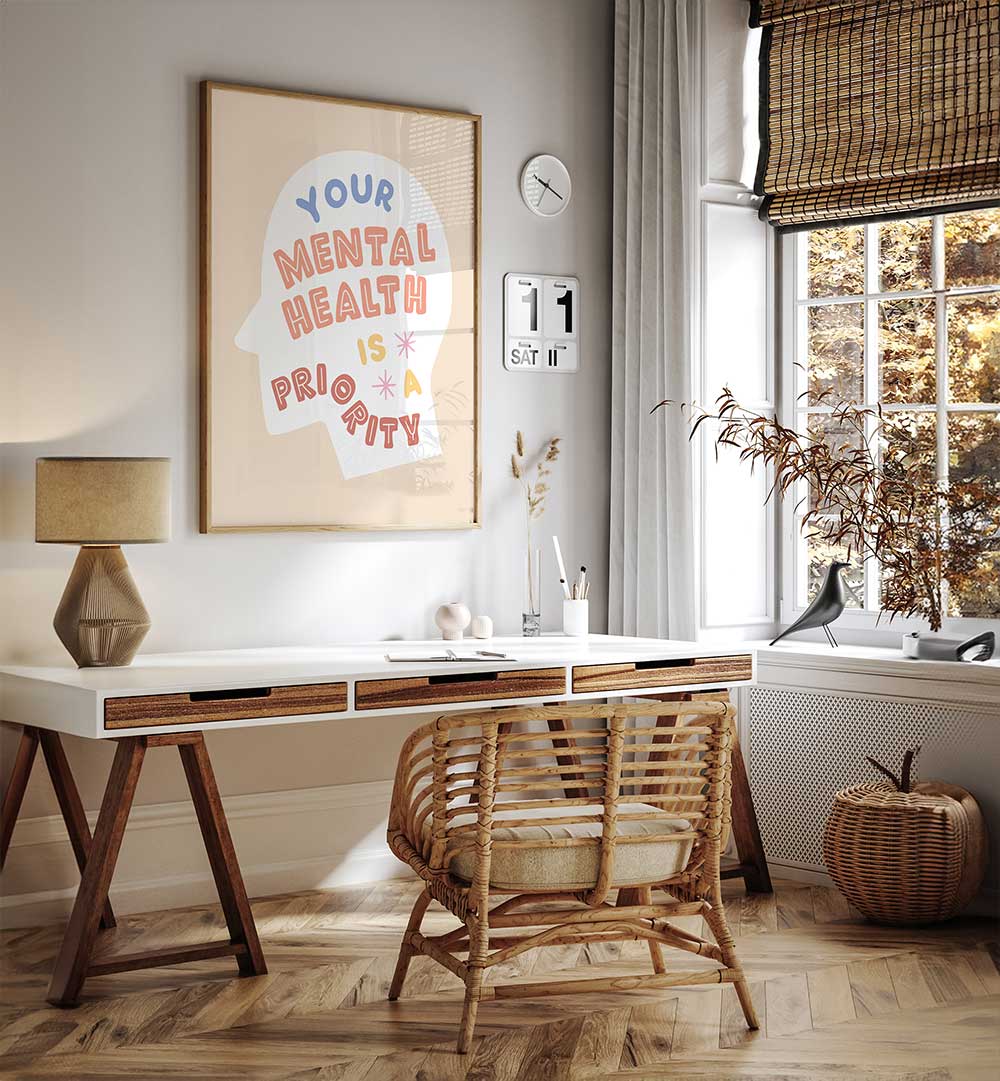 MENTALHEALTHPRIORITY , QUOTES & TYPOGRAPHY POSTERS