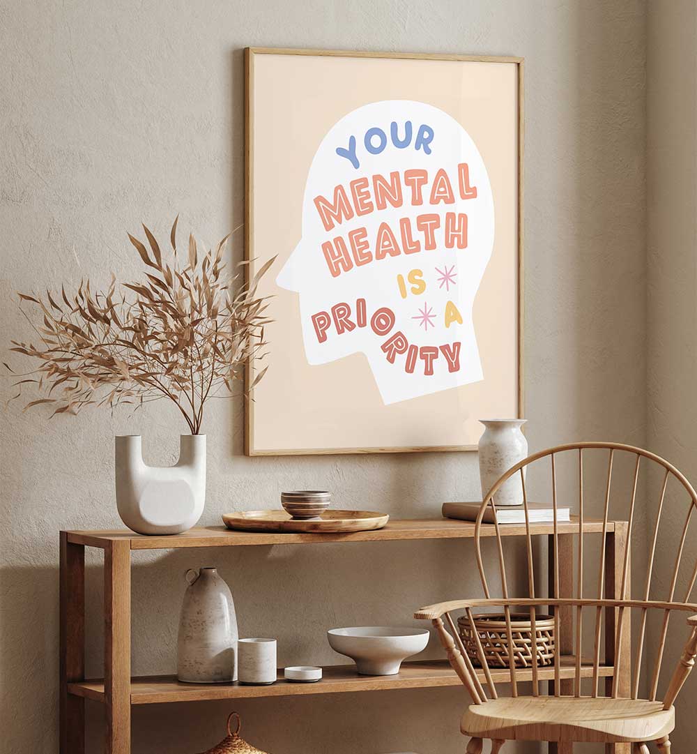 MENTALHEALTHPRIORITY , QUOTES & TYPOGRAPHY POSTERS