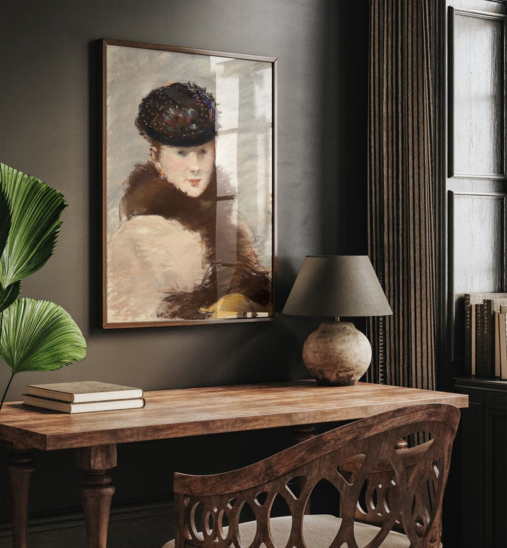 MERY LAURANT WEARING A SMALL TOQUE , VINTAGE PAINTINGS