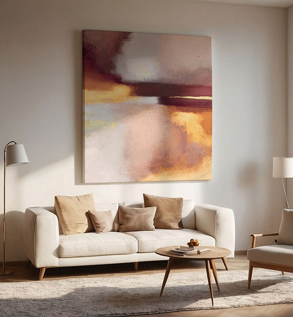 METALLIC ABSTRACT PAINTINGS