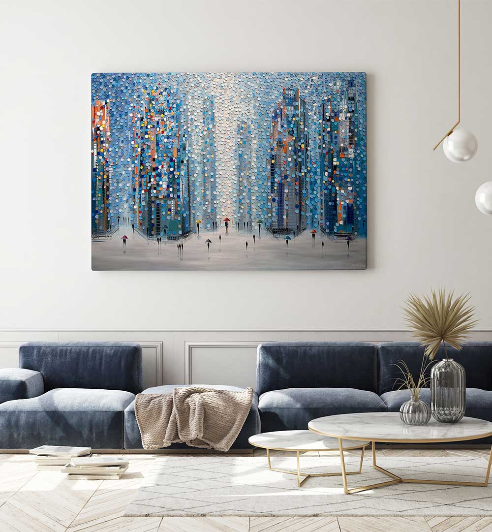 METROPOLITAN DREAMS , MODERN IMPRESSIONISM PAINTINGS