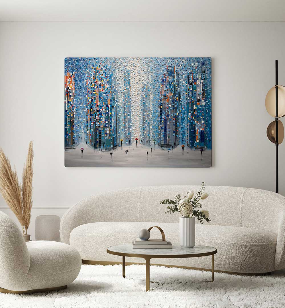 METROPOLITAN DREAMS , MODERN IMPRESSIONISM PAINTINGS
