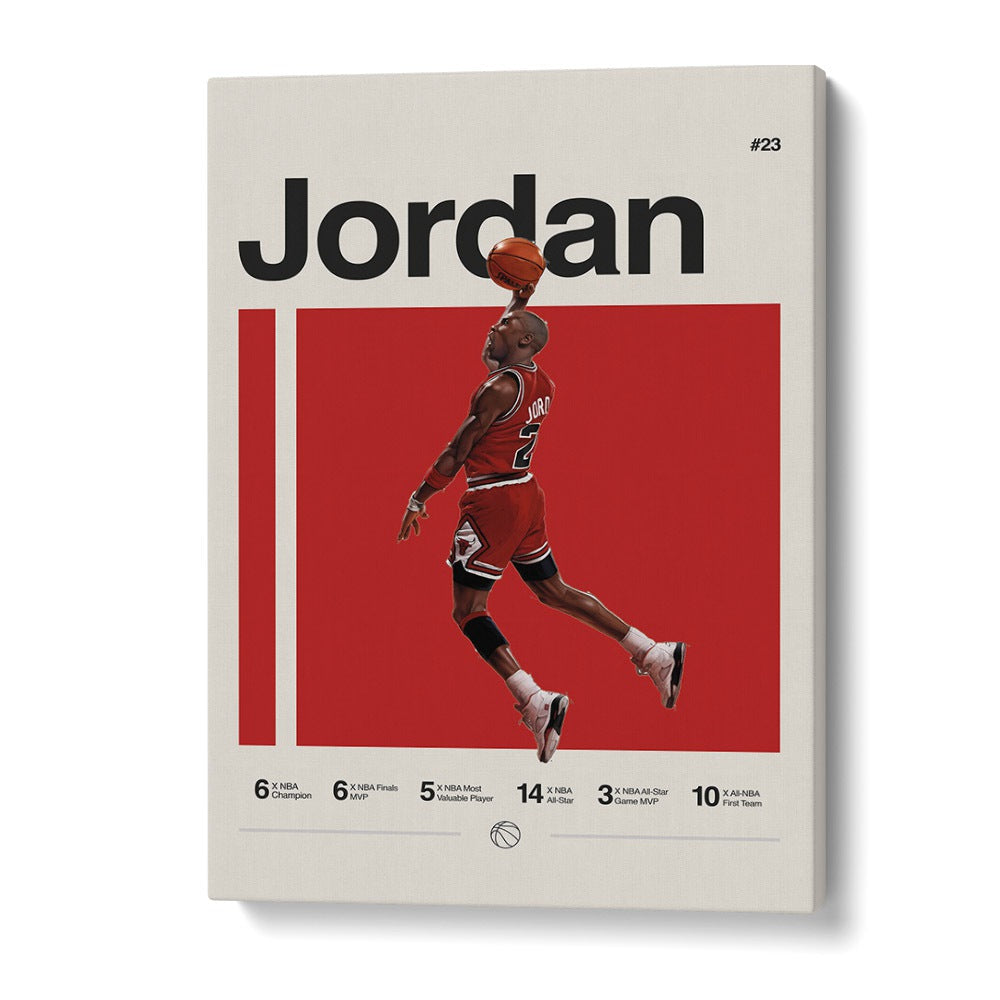 Michael Jordon Sports Art Artwork in Gallery Wrap