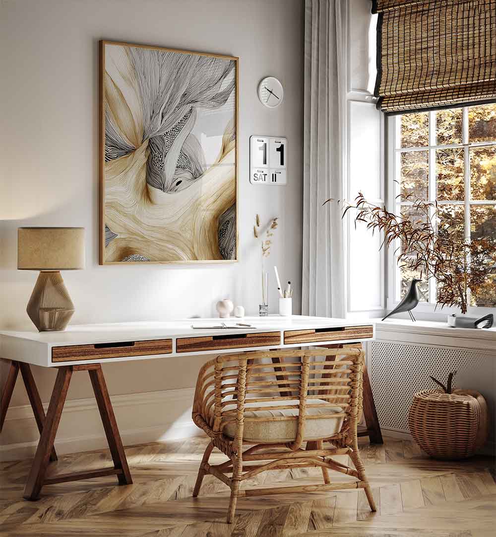 MICROCOSM I , ABSTRACT PAINTINGS