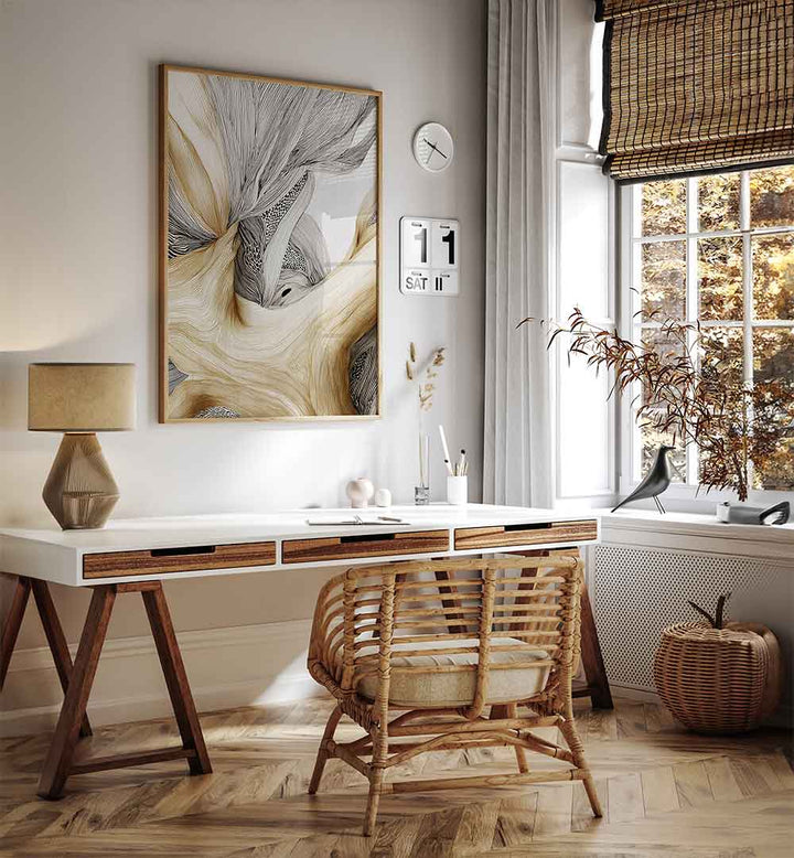 MICROCOSM I , ABSTRACT PAINTINGS