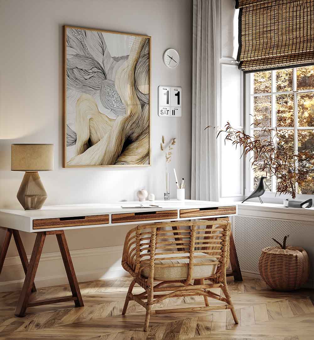 MICROCOSM II , ABSTRACT PAINTINGS