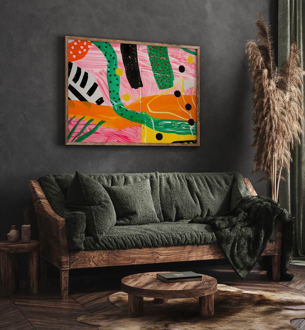 ABSTRACT painting - MID CENTURY ABSTRACT by Asianmonk