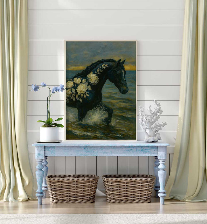 MIDNIGHT RIDER , EXPRESSIONISM PAINTINGS