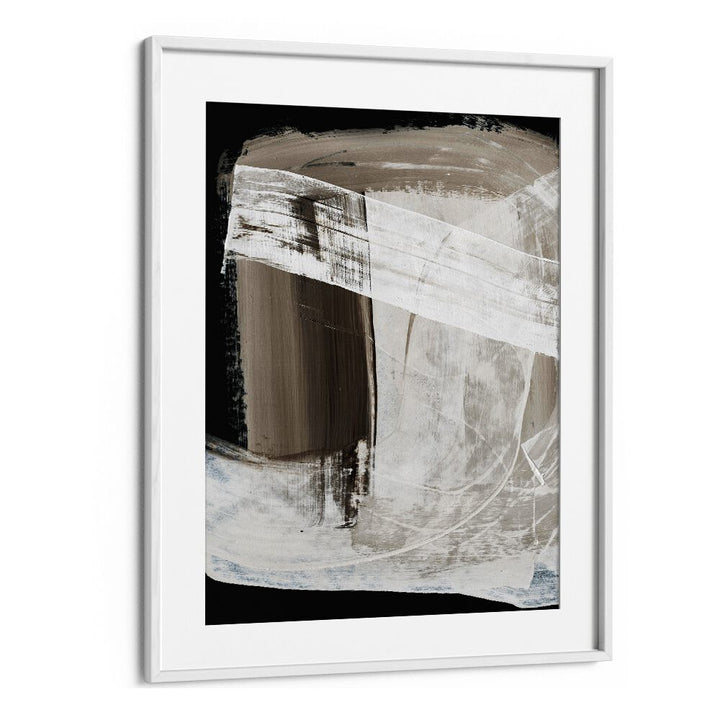 Mind By Dan Hob day Abstract Art Artwork  in White frame With Mount