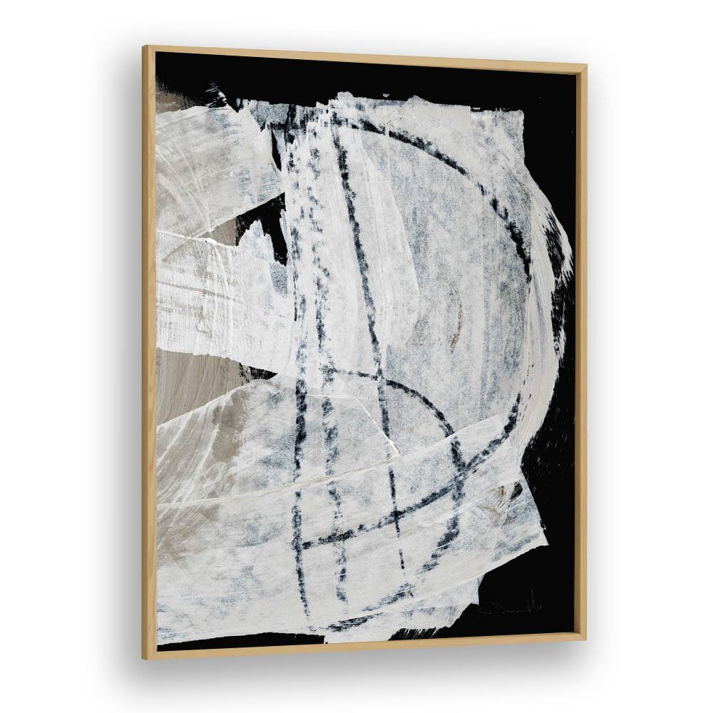 MIND II  By Dan Hob day Abstract Art Artwork in Oak Wood Plain Frame
