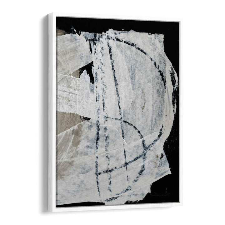 MIND II By Dan Hob day Abstract Art Artwork  in White Floater Frame