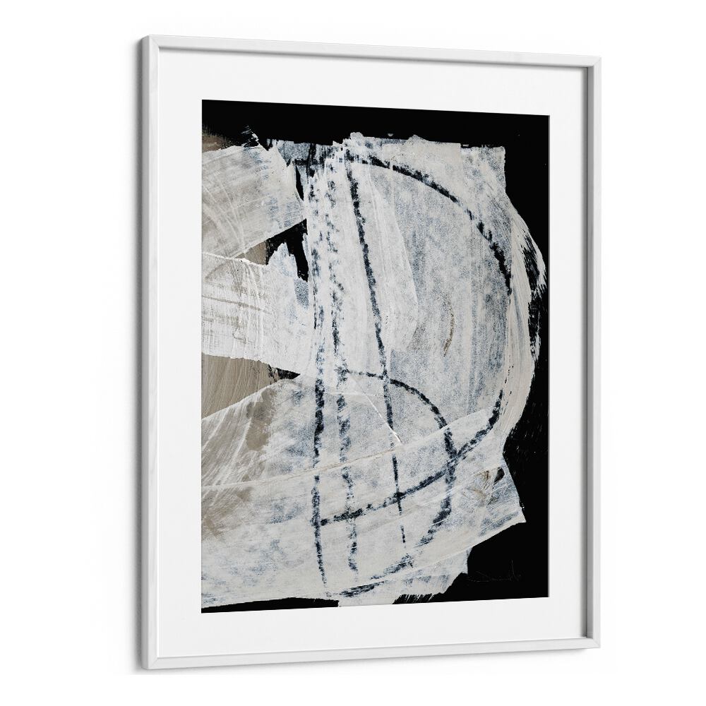 MIND II By Dan Hob day Abstract Art Artwork  in White frame With Mount
