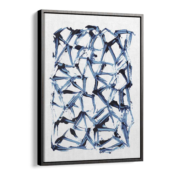 Minimal Shapes By Dan Hob day Abstract Art Artwork in Black Floater Frame
