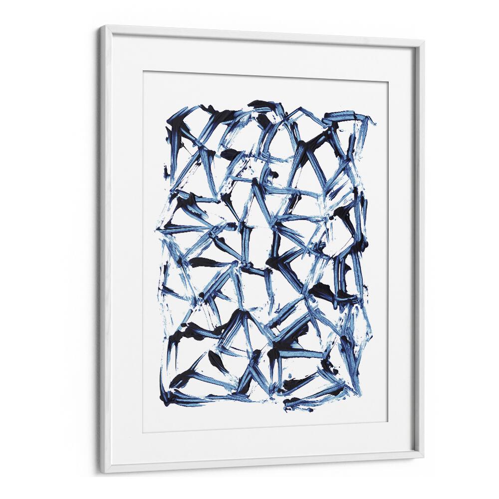 Minimal Shapes By Dan Hob day Abstract Art Artwork  in White frame With Mount