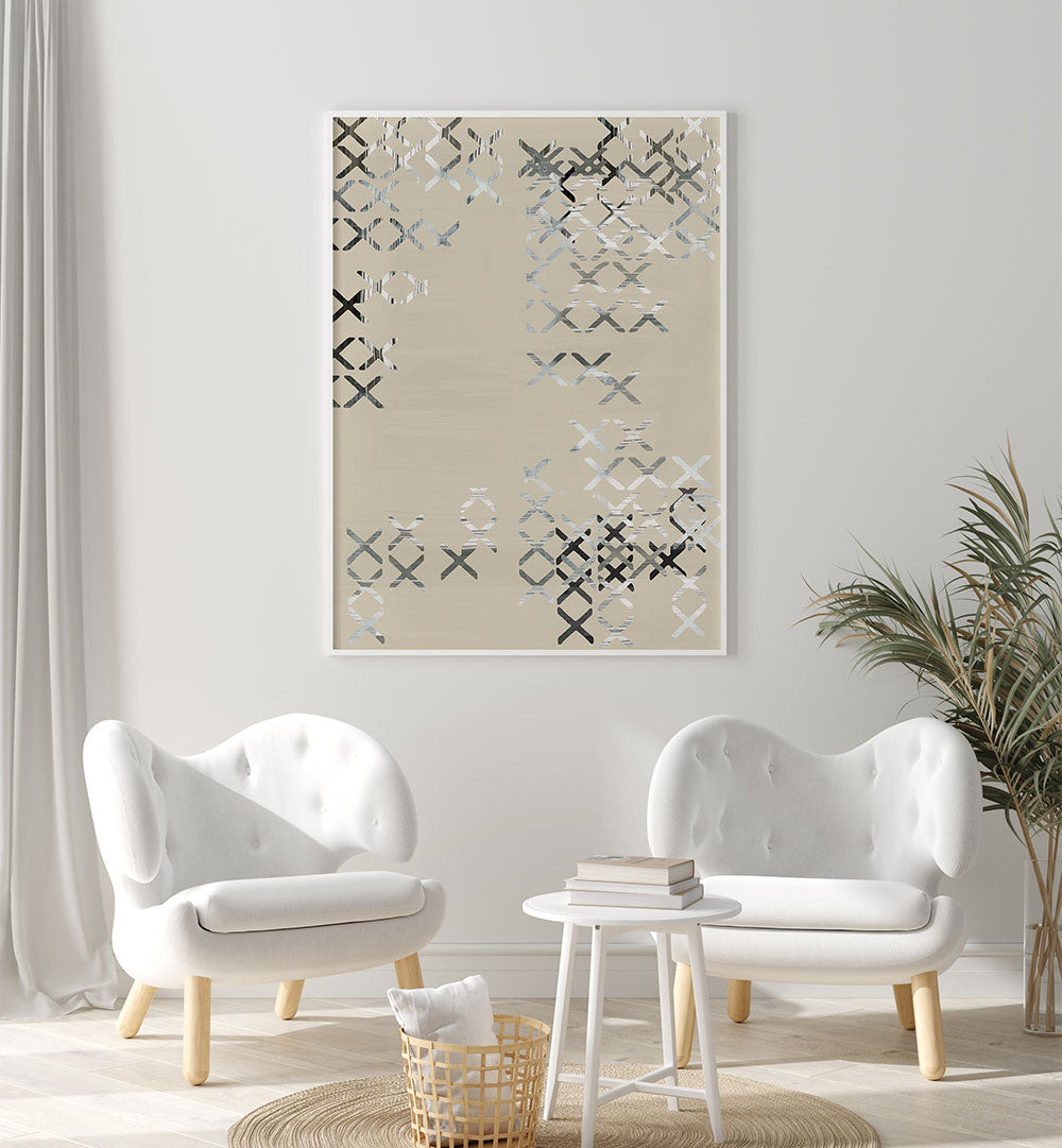 Enhance your home with MINIMAL COMPOSITION I, ABSTRACT PAINTINGS, showcasing elegance and modern minimalist design.