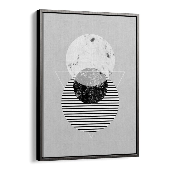 Minimalism IX By Mareike Bohmer Abstract Art Artwork in Black Floater Frame
