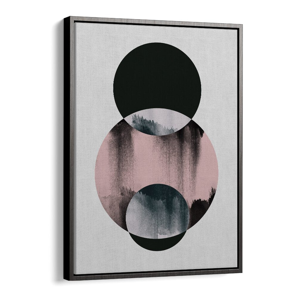 Minimalism Xiv By Mareike Bohmer Abstract Art Artwork in Black Floater Frame
