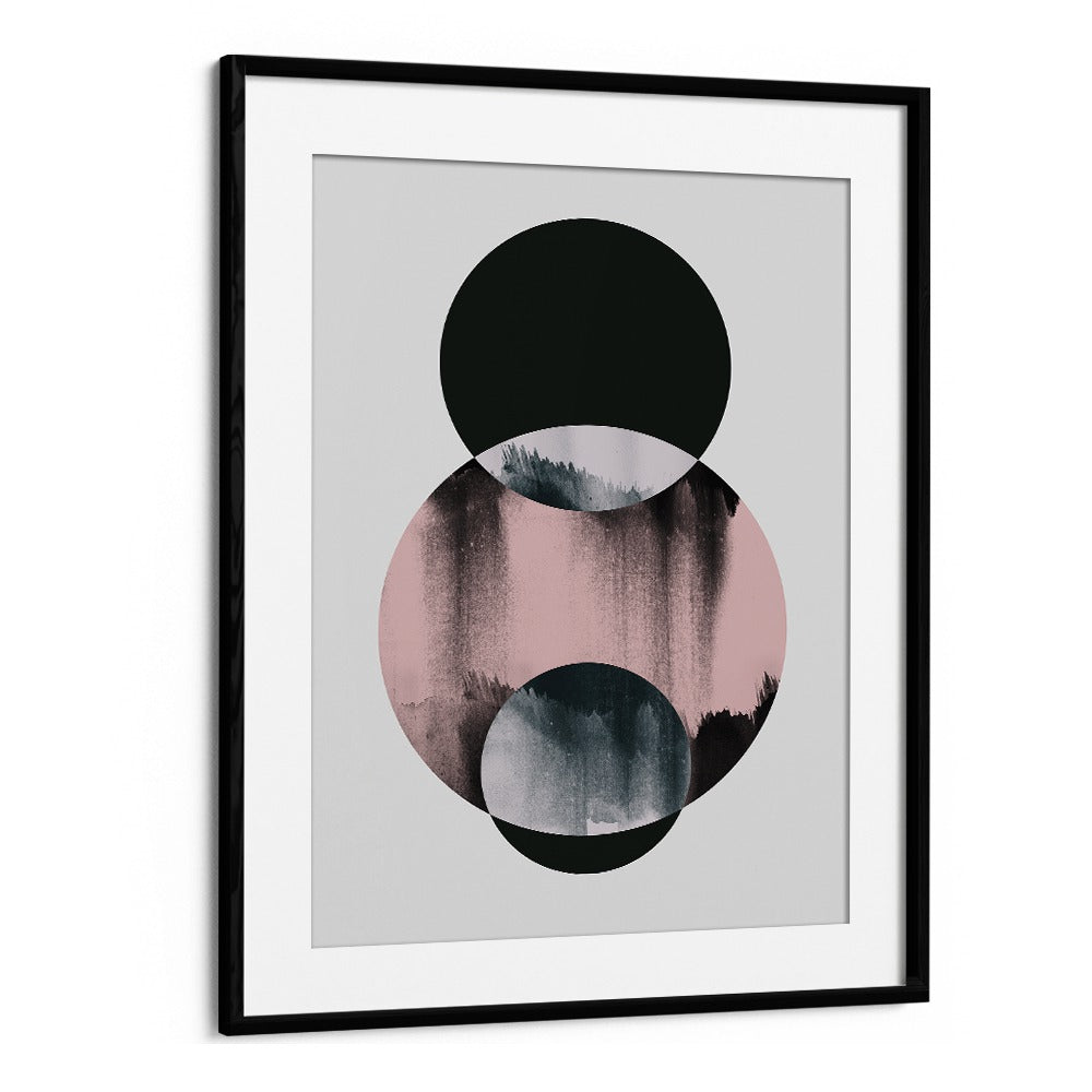 Minimalism Xiv By Mareike Bohmer Abstract Art Artwork in Black Frame With Mount
