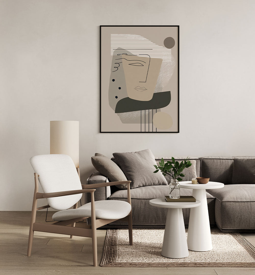 MINIMALIST ABSTRACT FACE