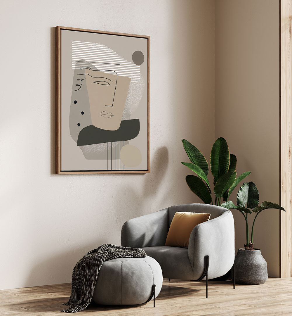 MINIMALIST ABSTRACT FACE