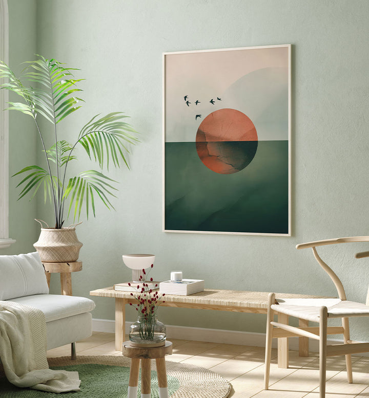 MINIMALIST SUNSET BIRDS