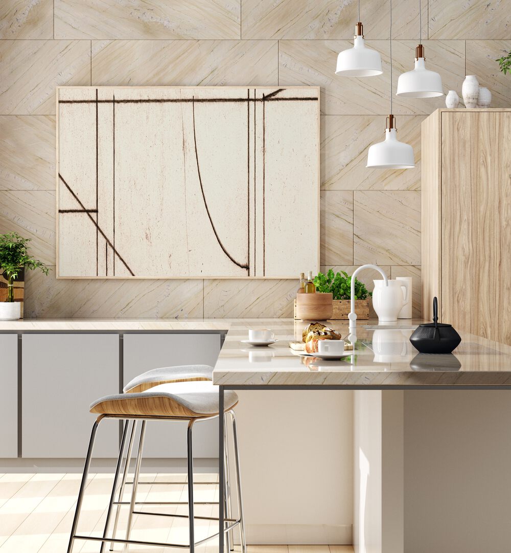 Elevate your decor with MINMOD III, ABSTRACT PAINTINGS, blending modern artistry into your home.