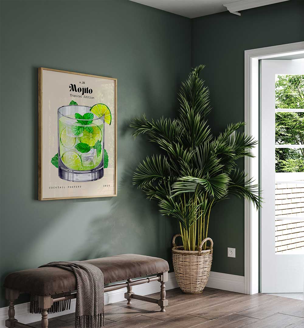 MINTY LIME REFRESH , BAR & CAFE ART