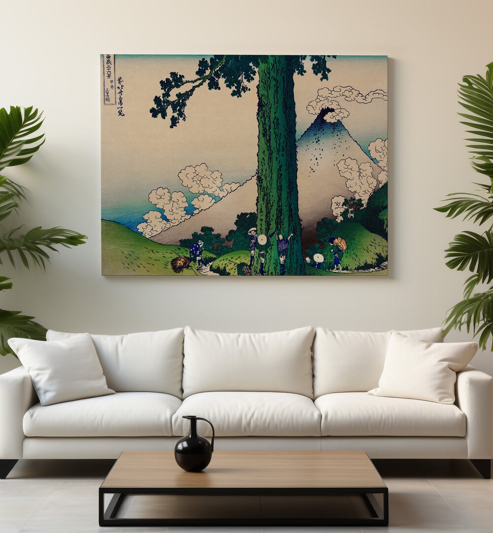 MISHIMA PASS IN KAI PROVINCE , VINTAGE PAINTINGS