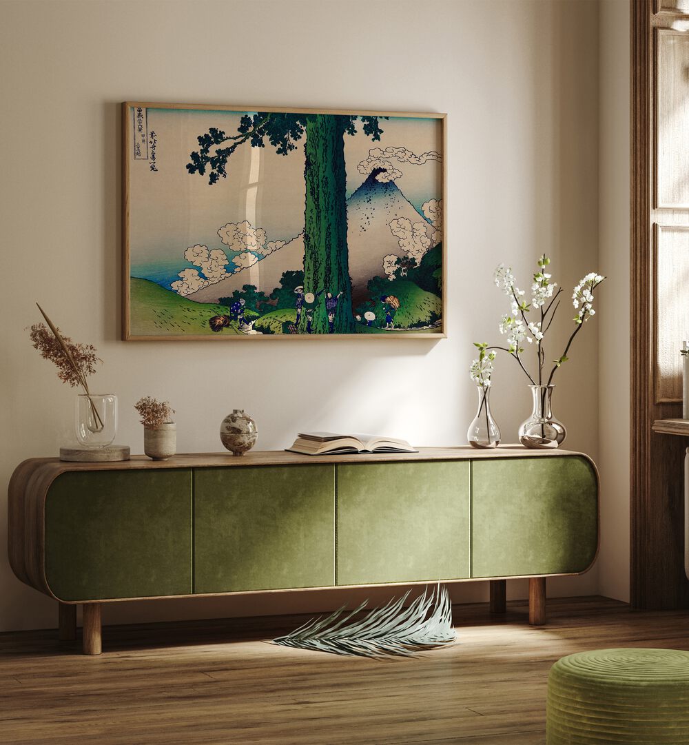 MISHIMA PASS IN KAI PROVINCE , VINTAGE PAINTINGS