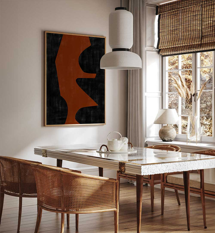 MIXED BOLD SHAPES , ABSTRACT PAINTINGS