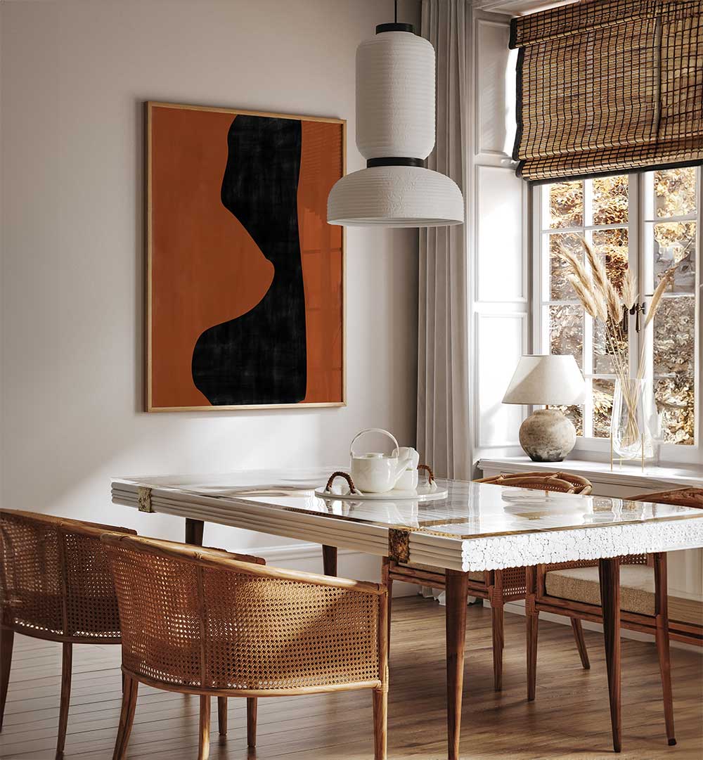 MIXED BOLD SHAPES I , ABSTRACT PAINTINGS
