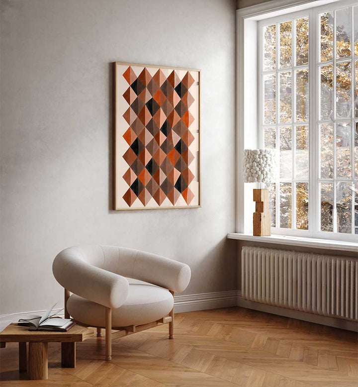 MIXED GEO SHAPES II , GEOMETRIC ART PRINTS