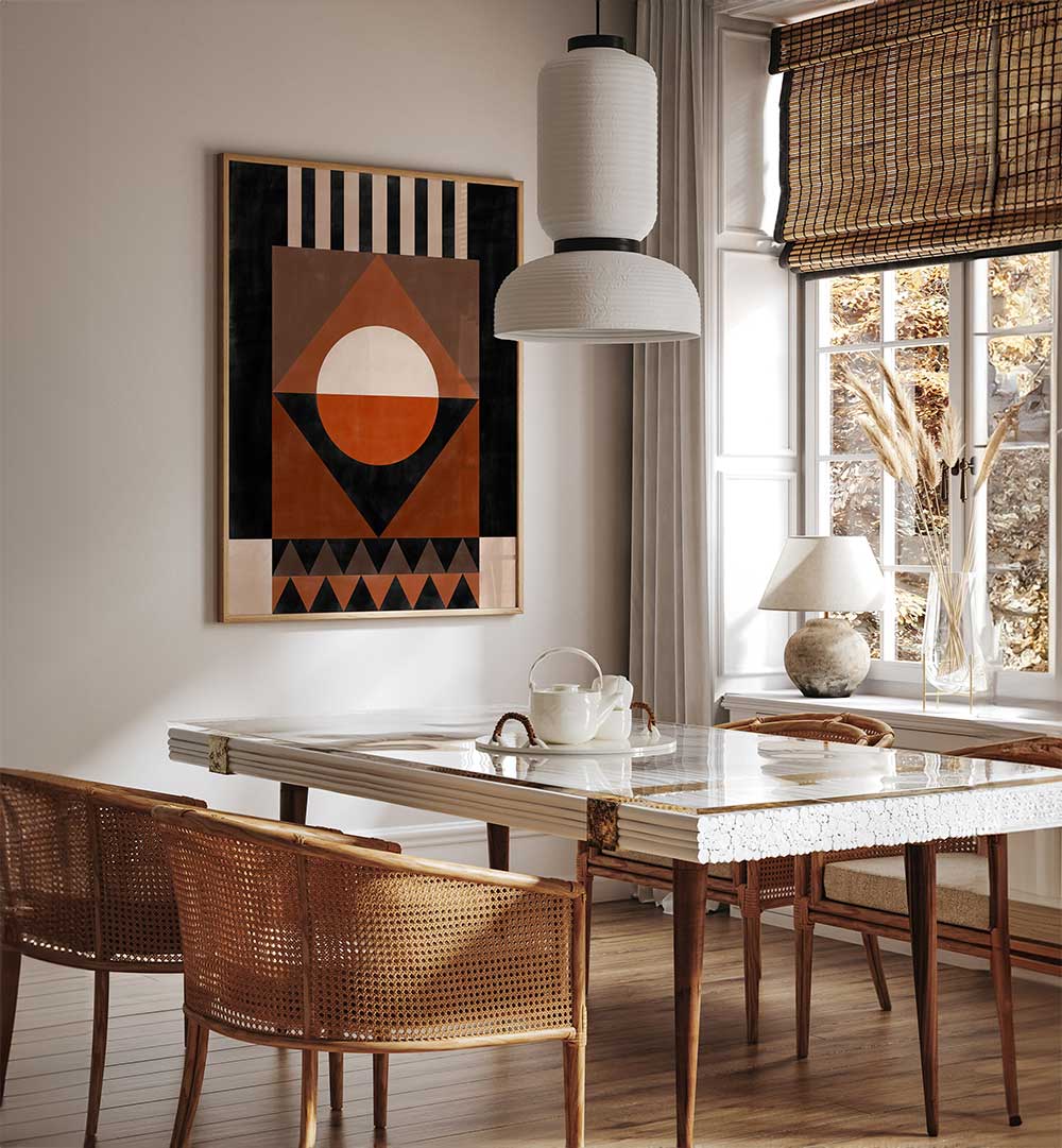 MIXED GEO SHAPES III , GEOMETRIC ART PRINTS