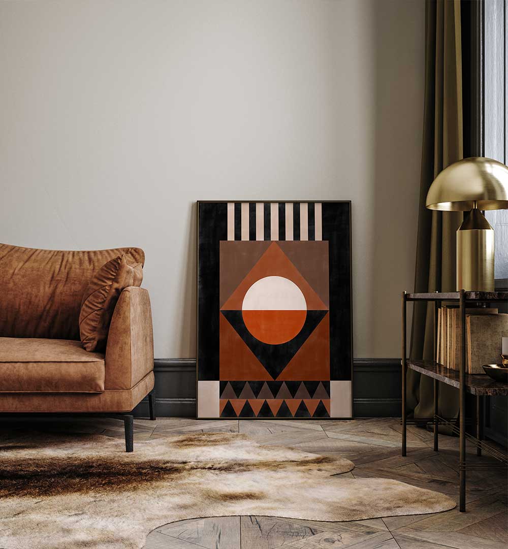 MIXED GEO SHAPES III , GEOMETRIC ART PRINTS