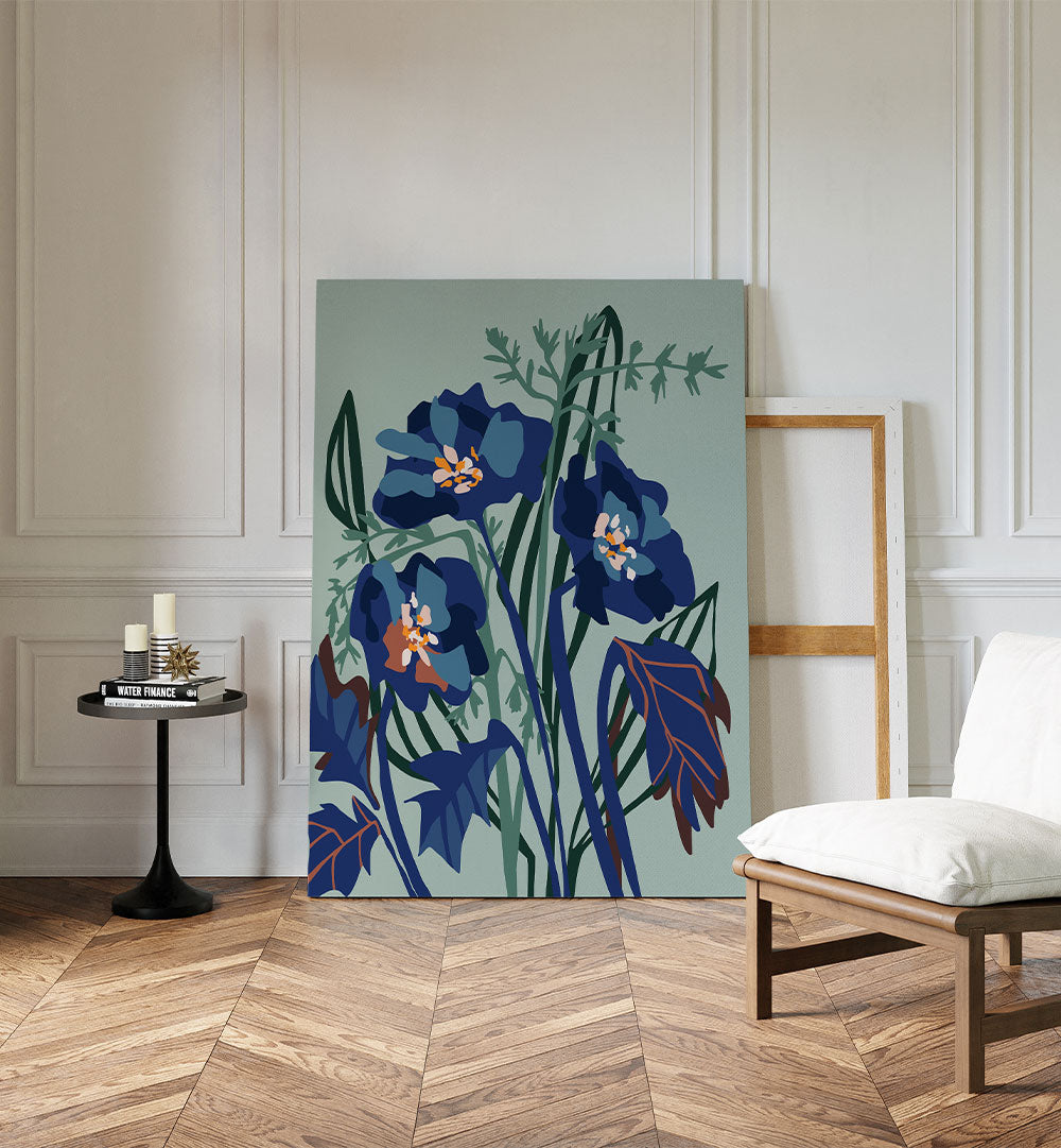 MODERN BLUE BOTANICALS