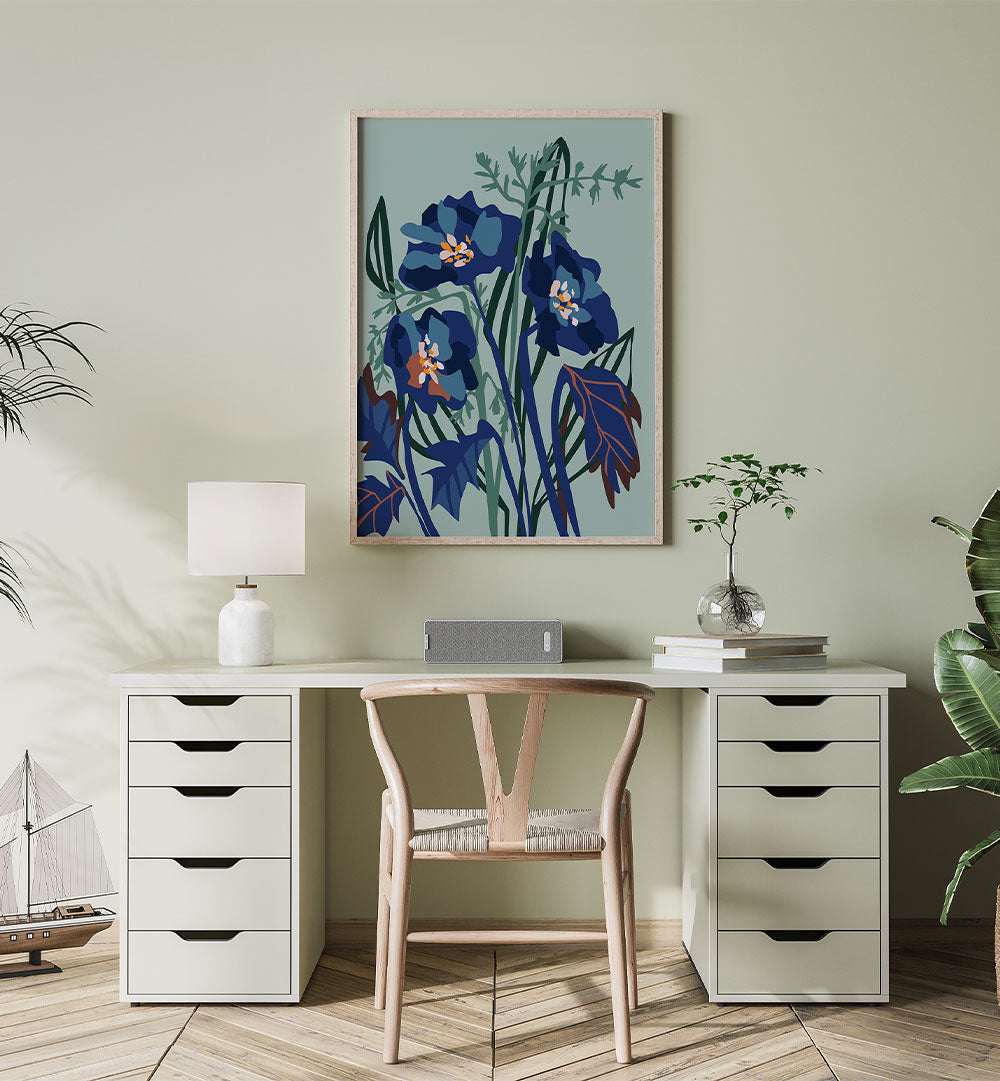 MODERN BLUE BOTANICALS