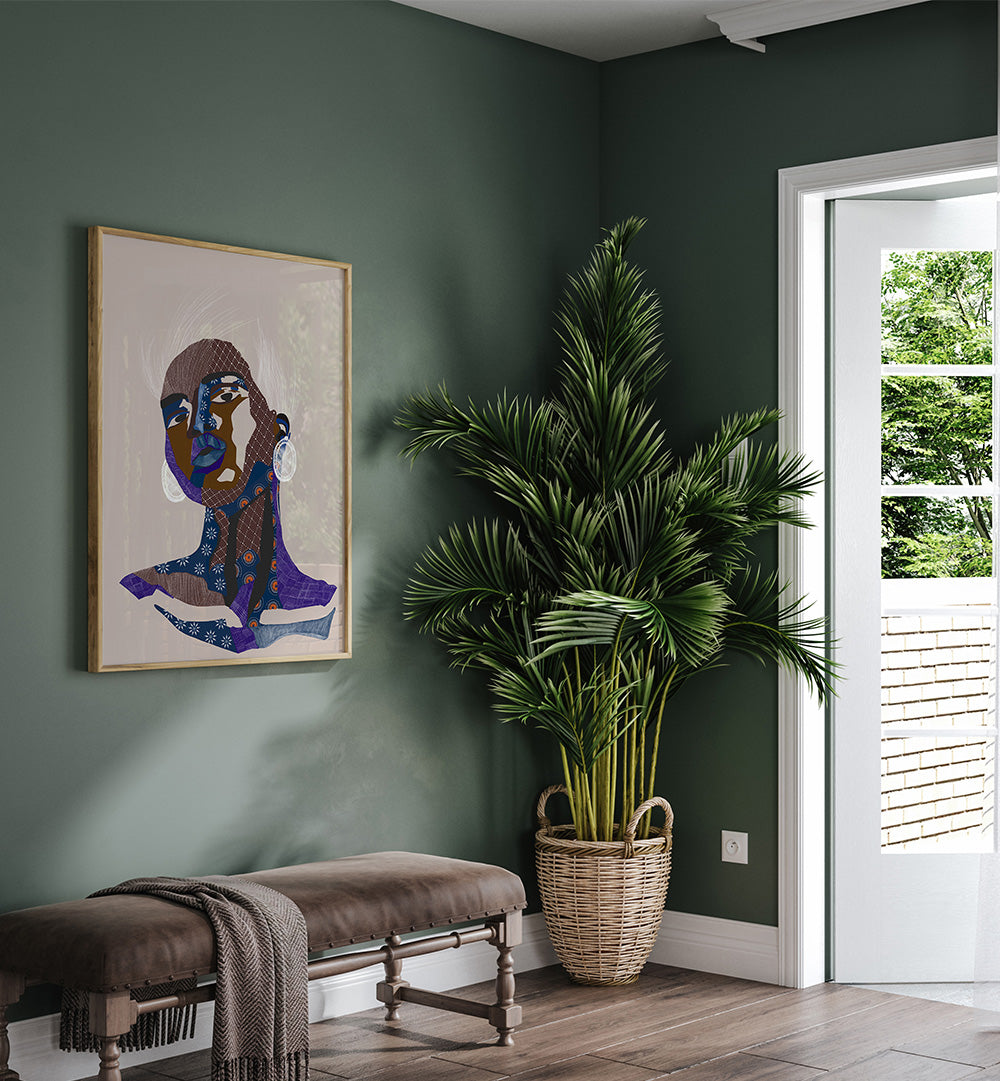 MODERN PATTERNED PORTRAIT