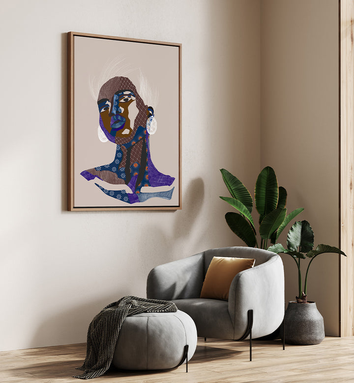 MODERN PATTERNED PORTRAIT