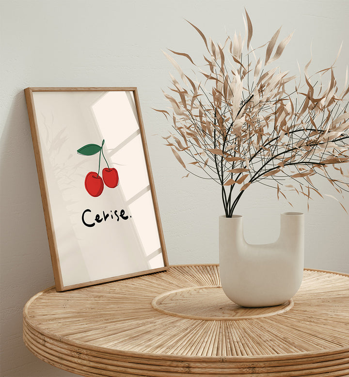 MODERN FRENCH FRUITS - CERISE , KITCHEN POSTERS