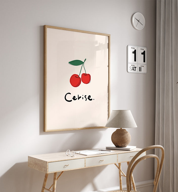 MODERN FRENCH FRUITS - CERISE , KITCHEN POSTERS