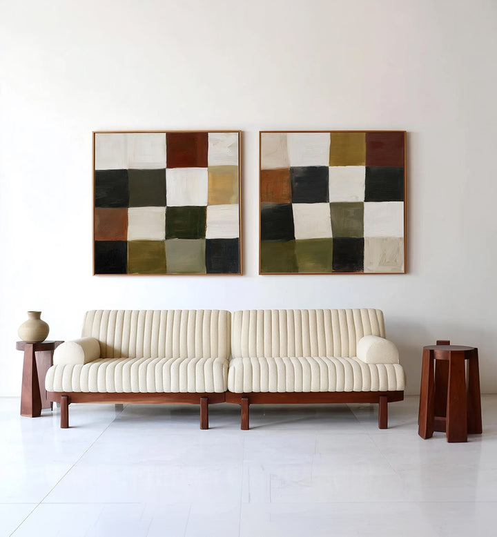 MODERN GROVE, SET OF 2 PAINTINGS