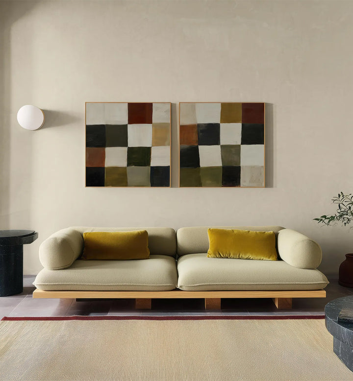 MODERN GROVE, SET OF 2 PAINTINGS