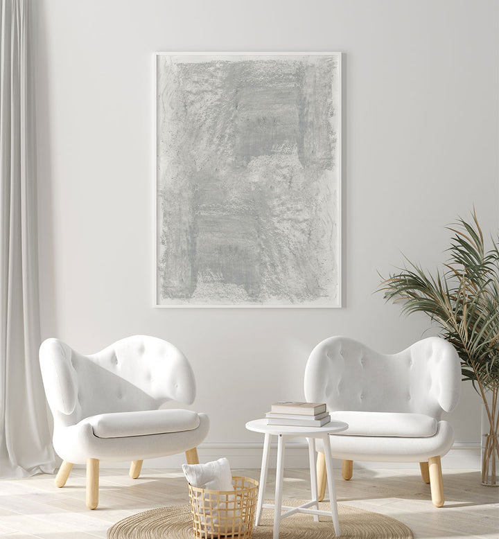 Transform your space with MONOTONE TEXTURES I, ABSTRACT PAINTINGS featuring muted tones and textured layers.